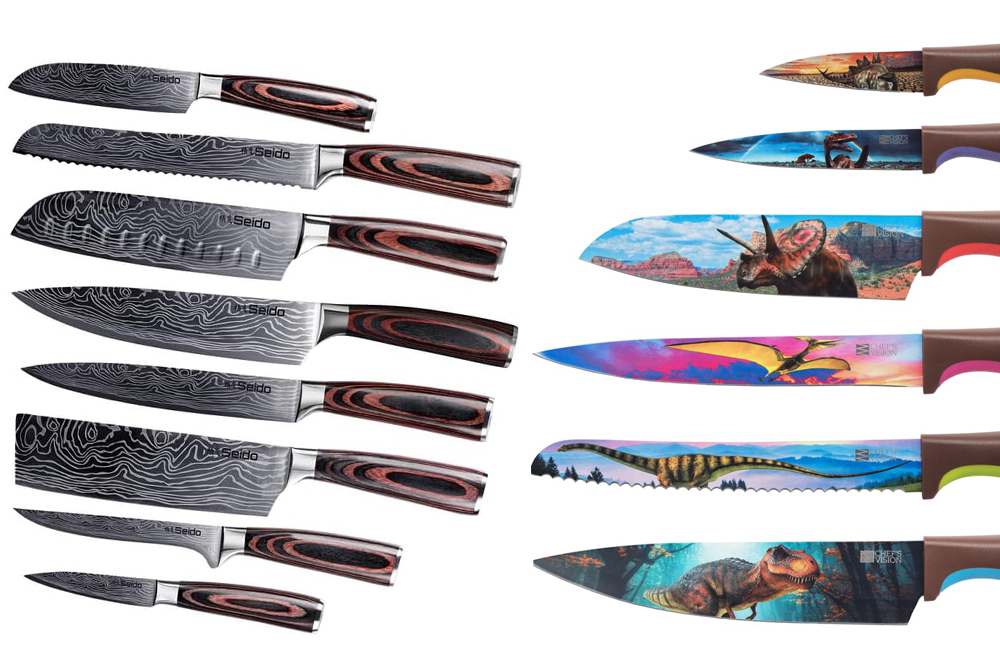 Chef’s Vision vs. Seido: Bright Prints vs. Damascus Tradition