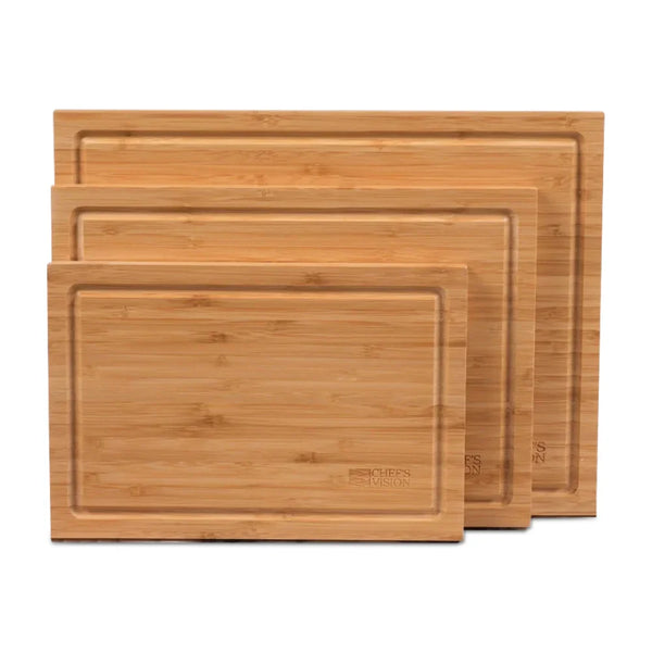 Slice Bright Bamboo Cutting Boards - Set of 3