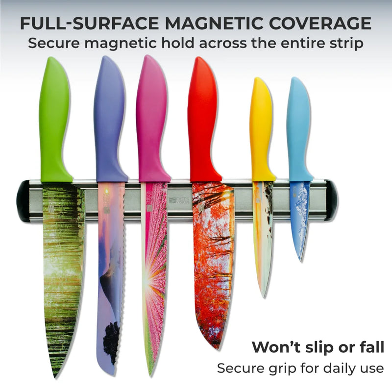 BEHOLD Wall-Mounted Magnetic Knife Holders