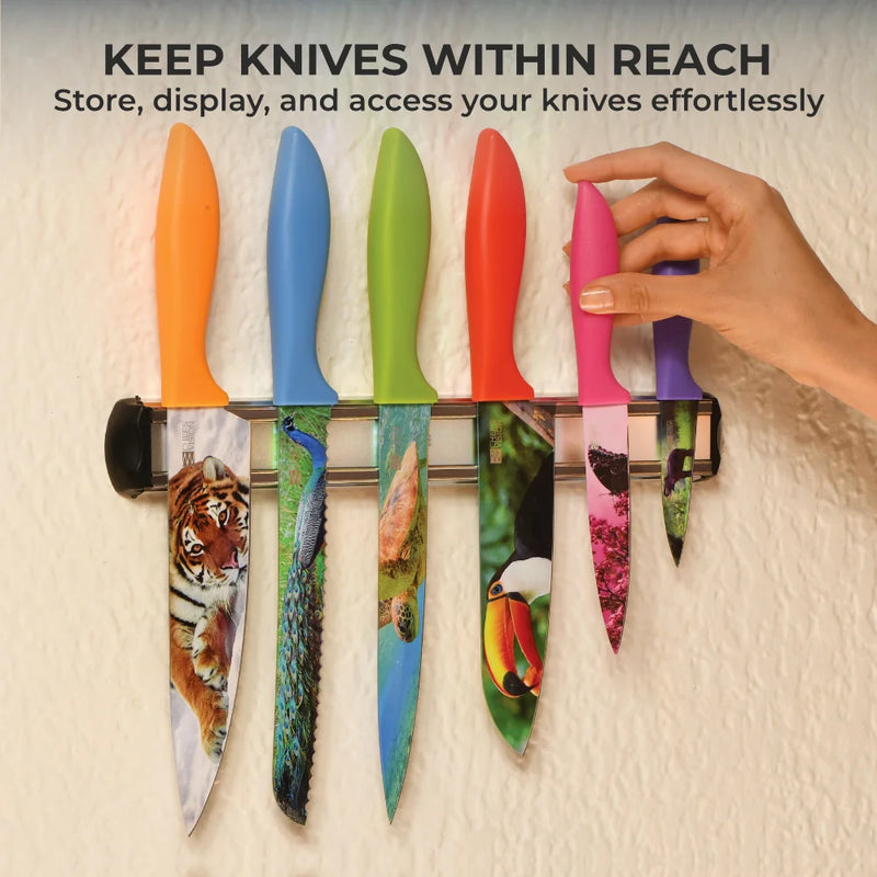 BEHOLD Wall-Mounted Magnetic Knife Holders