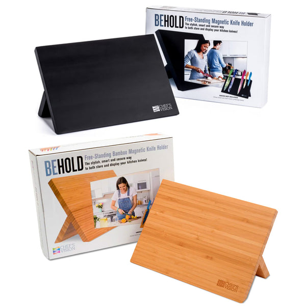 BEHOLD Magnetic Kitchen Knife Block