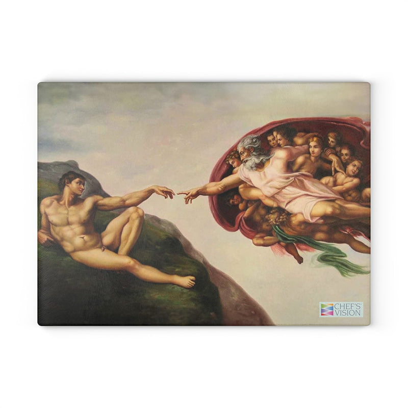 The SliceBright Glass Cutting Board by Chef's Vision.