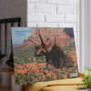 Triceratops canvas art - SliceBright Jurassic Glass Cutting Board by Chef's Vision.