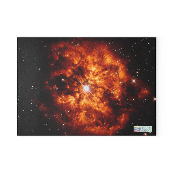 SliceBright Cosmos Glass Cutting Board