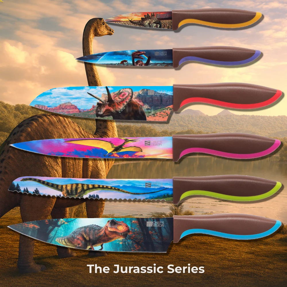 Jurassic Six-Piece Knife Set - Chef's Vision