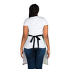 The back view of a woman wearing a Chef's Vision Wildlife Apron.