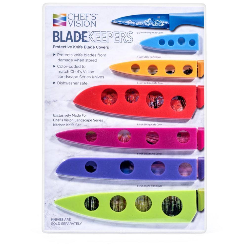 Chef's Vision BladeKeepers Blade Covers for Landscape Series Knife Set.