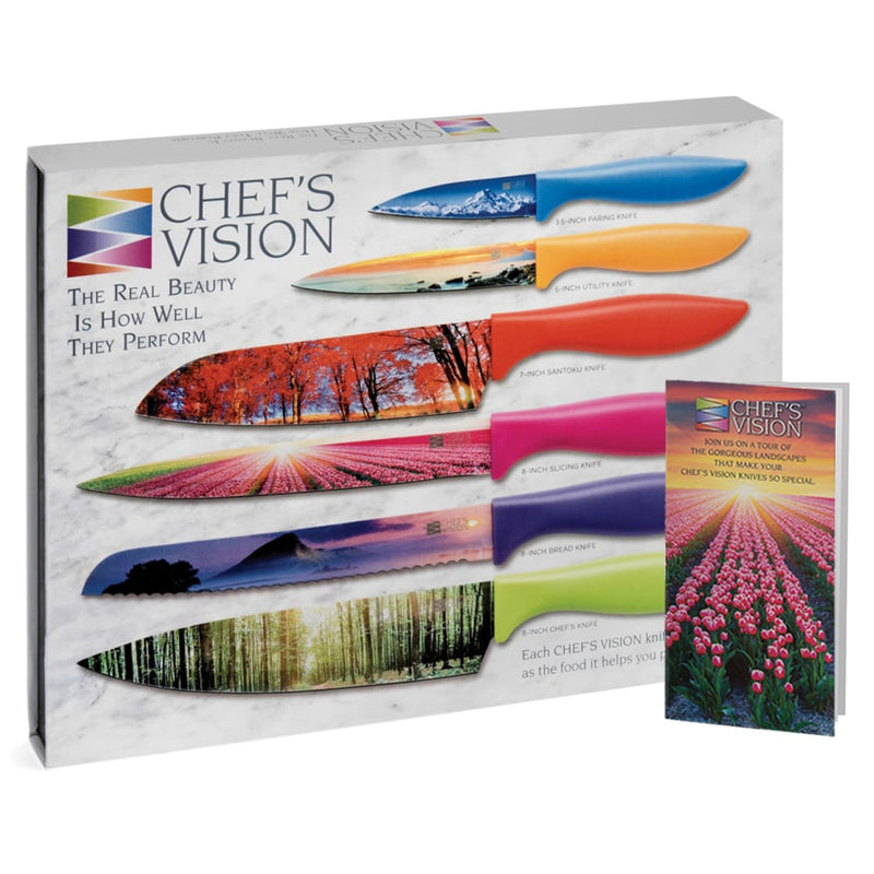 Chef's Vision Blade Keepers Protective Knife Covers for The Masterpiece Series Knives - Knives Not Included - Color Blade Sheaths for Kitchen Knives